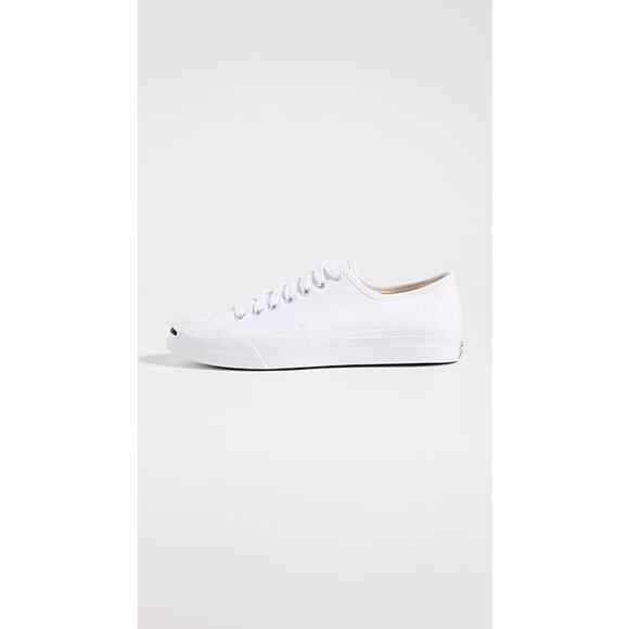 NWT Converse Jack Purcell Canvas Unisex Sneakers,White/Black, 7.5 Women/6 Men US - Picture 5 of 6